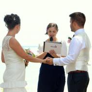 Harry and Sophie, Clifton Beach Wedding, October 2014, Cairns Civil Marriage Celebrant, Melanie Serafin