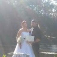 Stacey and Jay, May 2015 at the Billabong, Kuranda,  Cairns Civil Marriage Celebrant, Melanie Serafin